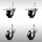 Service Caster 3 Inch SS Phenolic Swivel 10mm Threaded Stem Caster Total Lock Brake, 2PK SCC-SSTSTTL20S314-PHS-M1015-2-S-2 - alternate 4